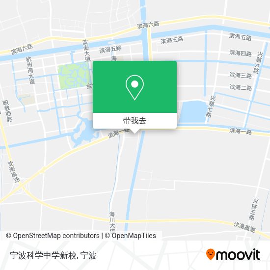 宁波科学中学新校地图