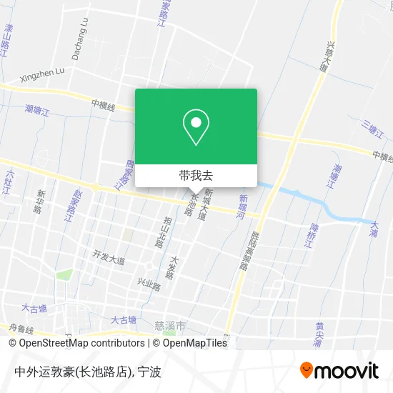 中外运敦豪(长池路店)地图