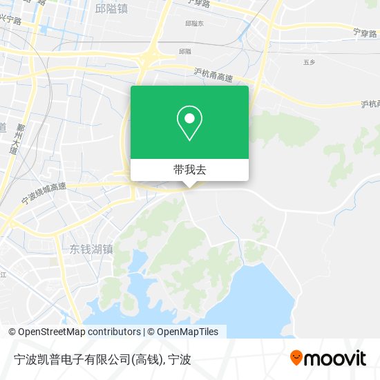 宁波凯普电子有限公司(高钱)地图