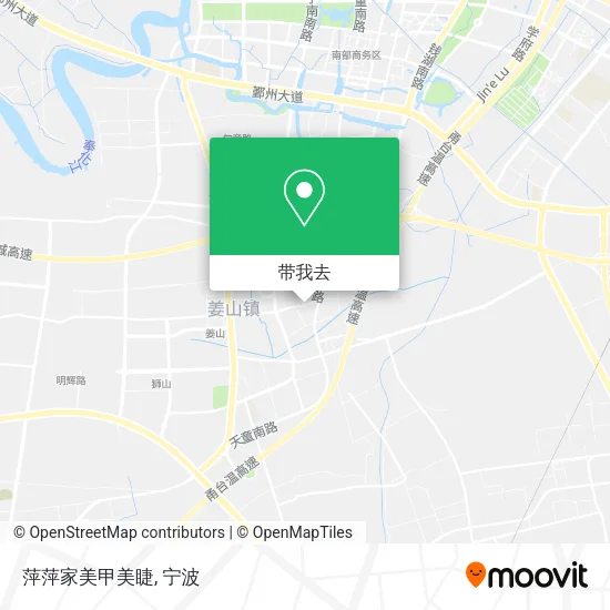 萍萍家美甲美睫地图