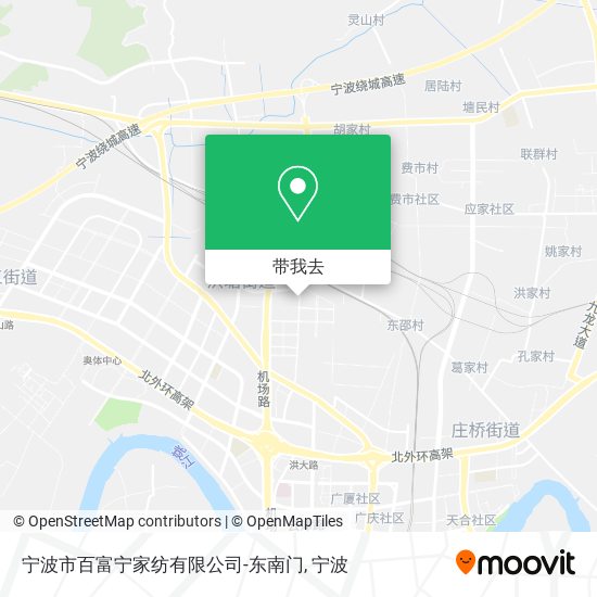 宁波市百富宁家纺有限公司-东南门地图