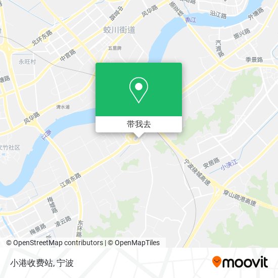 小港收费站地图