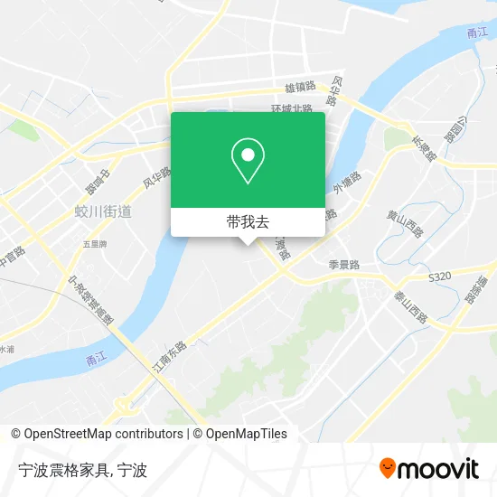 宁波震格家具地图