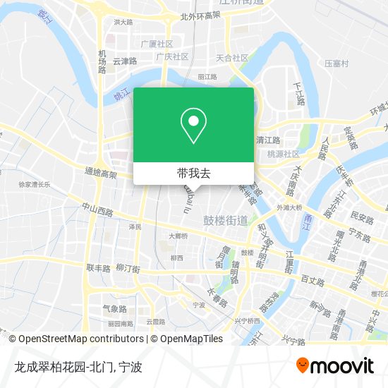 龙成翠柏花园-北门地图