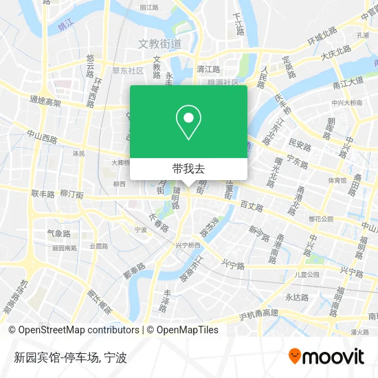 新园宾馆-停车场地图