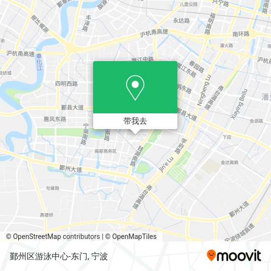 鄞州区游泳中心-东门地图