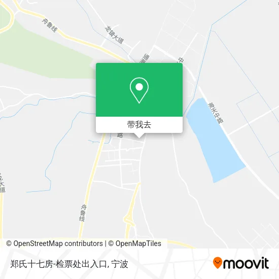 郑氏十七房-检票处出入口地图