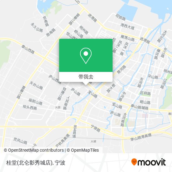 桂堂(北仑影秀城店)地图