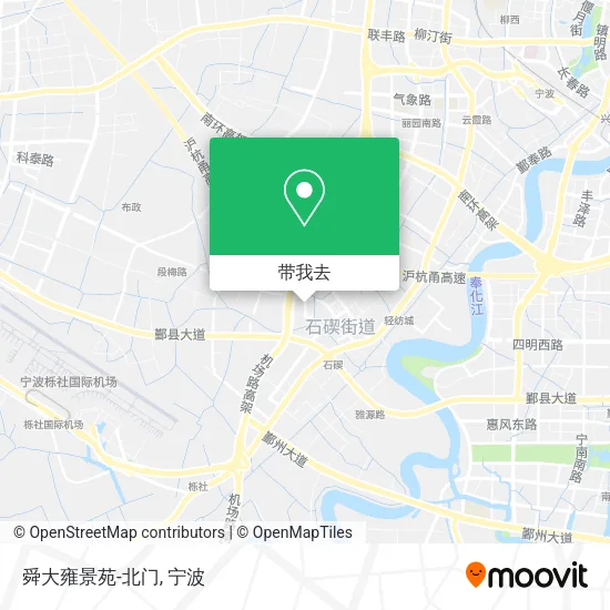 舜大雍景苑-北门地图