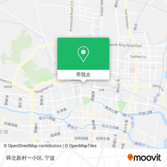 舜北新村一小区地图