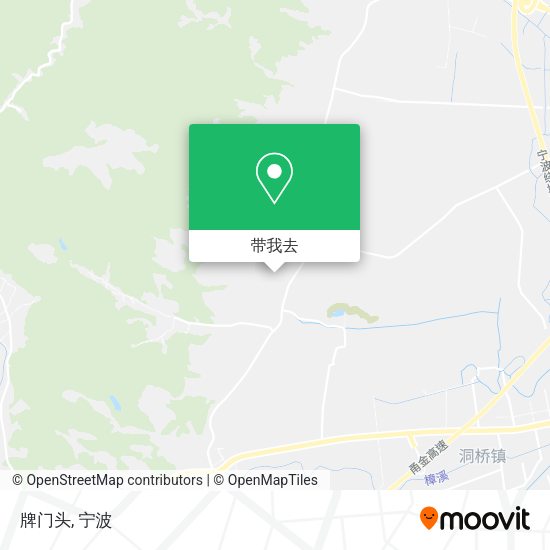 牌门头地图
