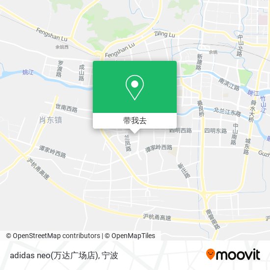 adidas neo(万达广场店)地图