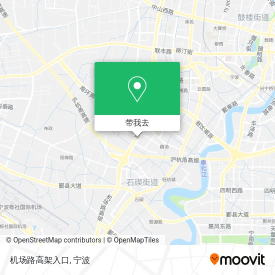 机场路高架入口地图