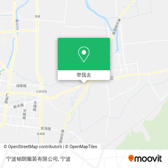 宁波铭朗服装有限公司地图