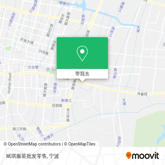 斌琪服装批发零售地图
