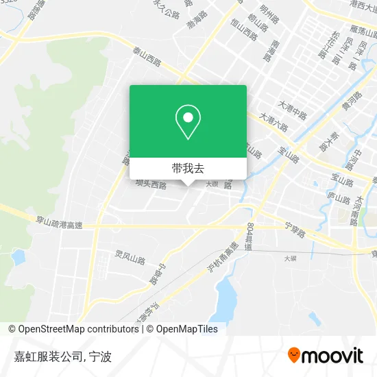 嘉虹服装公司地图