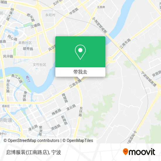 启博服装(江南路店)地图