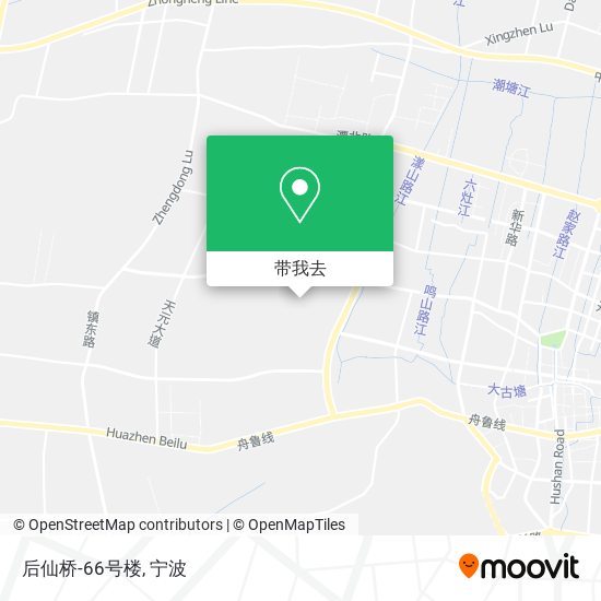 后仙桥-66号楼地图