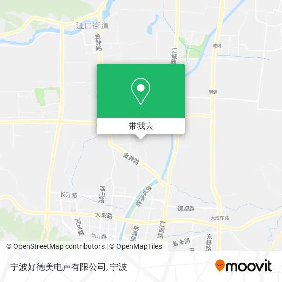 宁波好德美电声有限公司地图