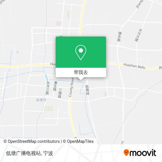 低塘广播电视站地图