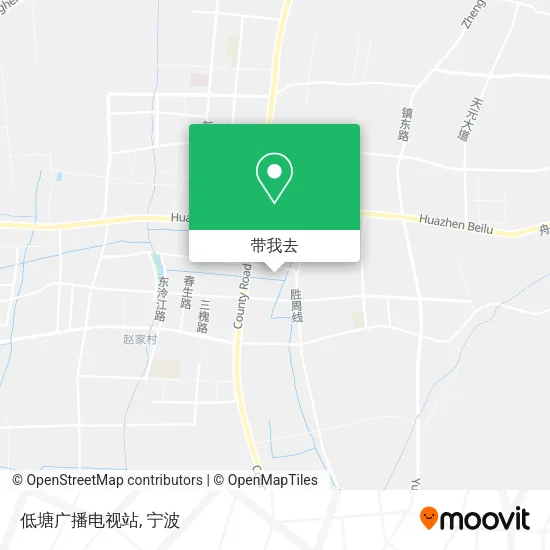 低塘广播电视站地图