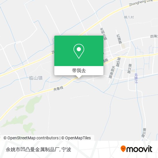 余姚市凹凸曼金属制品厂地图