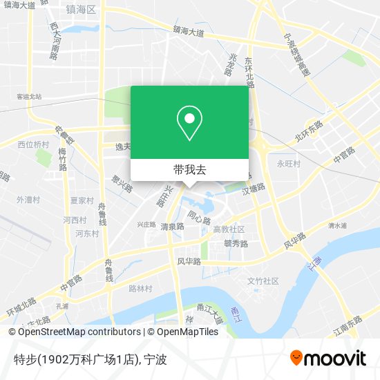特步(1902万科广场1店)地图
