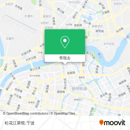 松花江菜馆地图