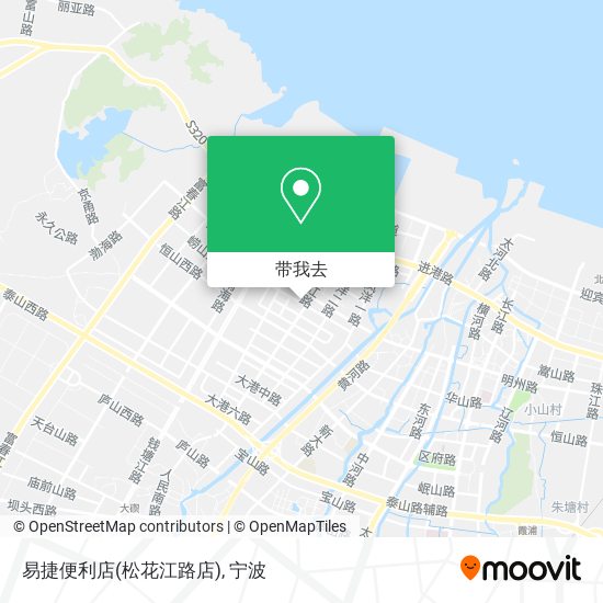 易捷便利店(松花江路店)地图