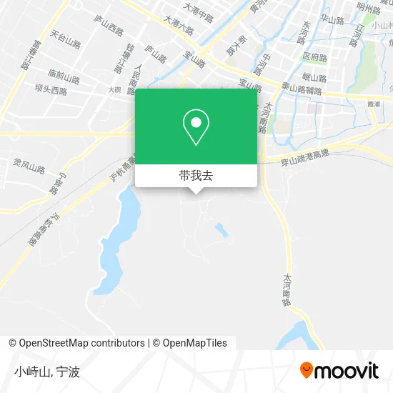 小峙山地图