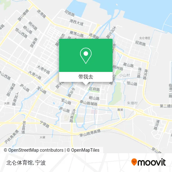 北仑体育馆地图