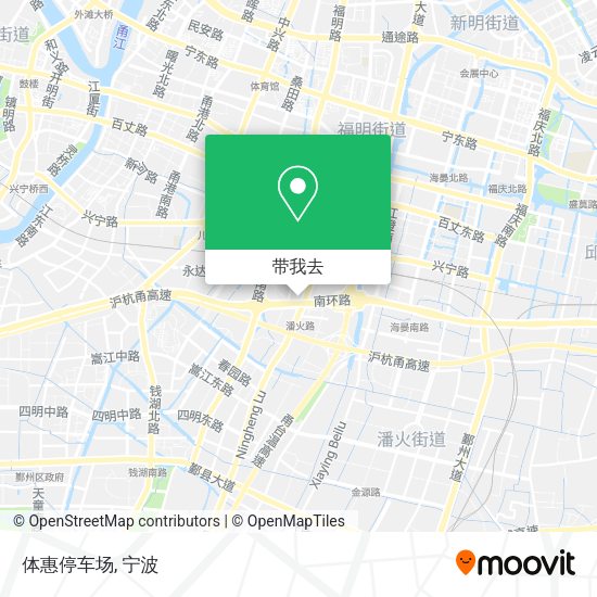 体惠停车场地图