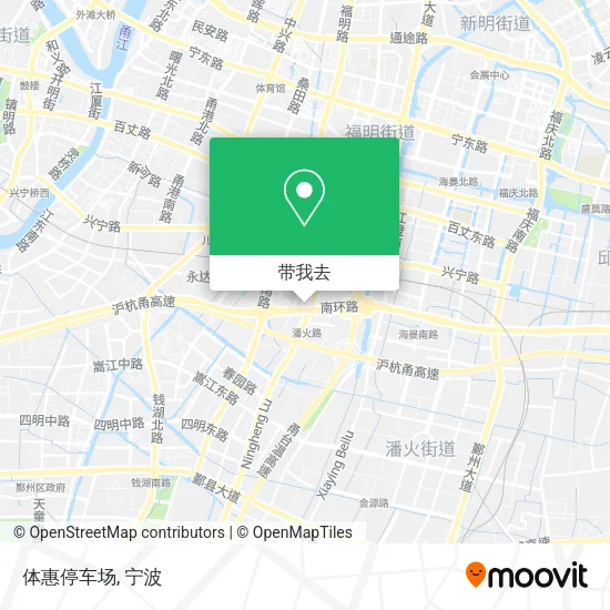 体惠停车场地图