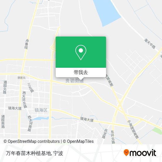 万年春苗木种植基地地图