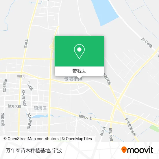 万年春苗木种植基地地图