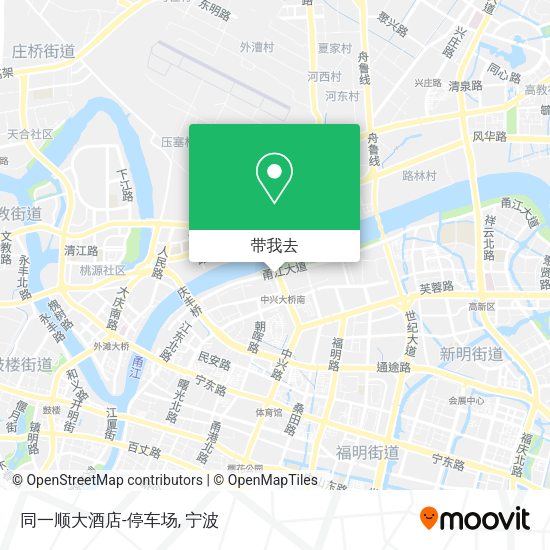 同一顺大酒店-停车场地图