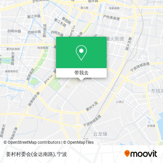 姜村村委会(金达南路)地图