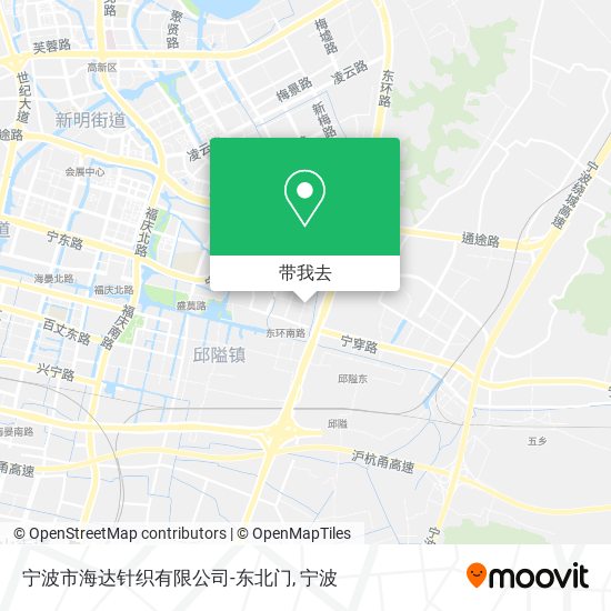 宁波市海达针织有限公司-东北门地图