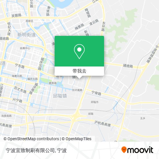 宁波宜致制刷有限公司地图