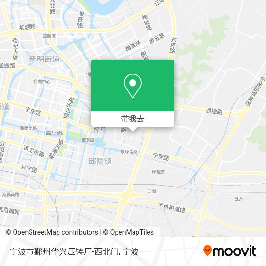 宁波市鄞州华兴压铸厂-西北门地图