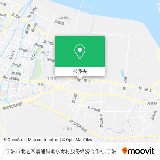 宁波市北仑区霞浦街道水俞村股份经济合作社地图