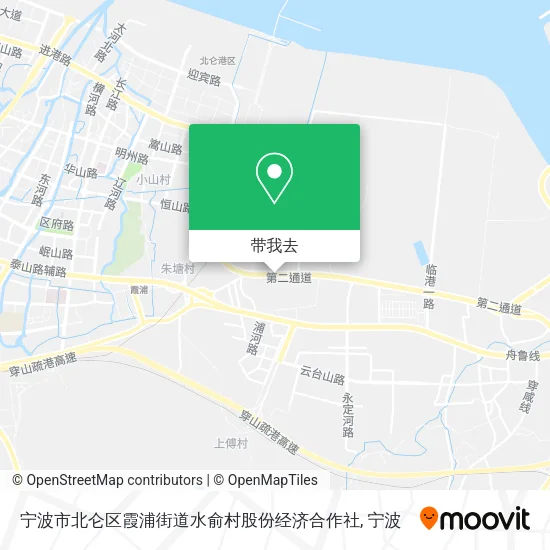 宁波市北仑区霞浦街道水俞村股份经济合作社地图
