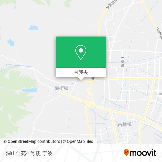 洞山佳苑-1号楼地图