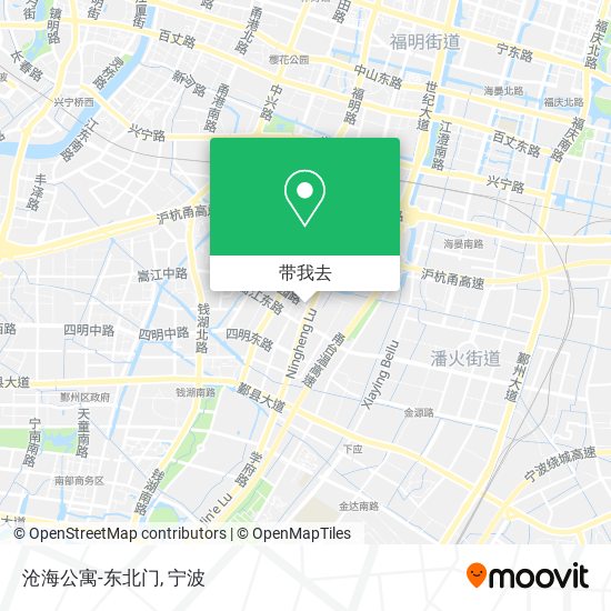 沧海公寓-东北门地图