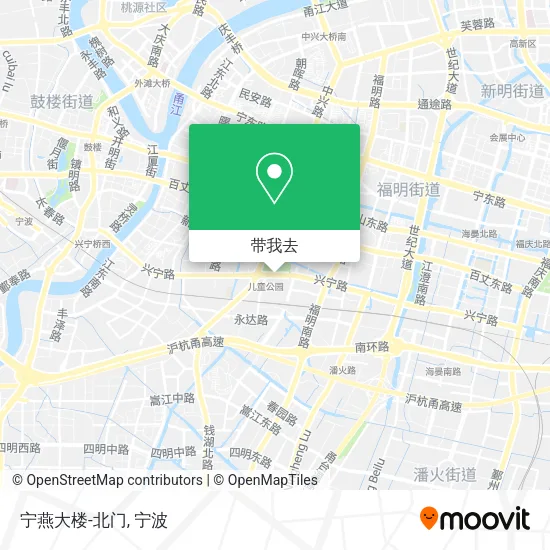 宁燕大楼-北门地图