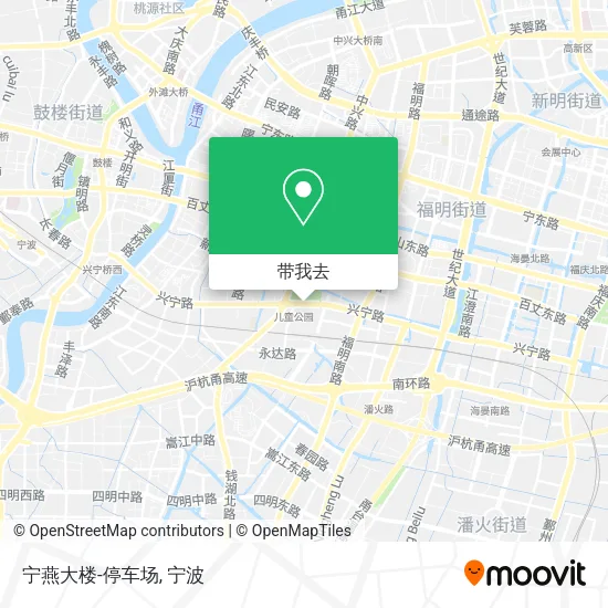 宁燕大楼-停车场地图