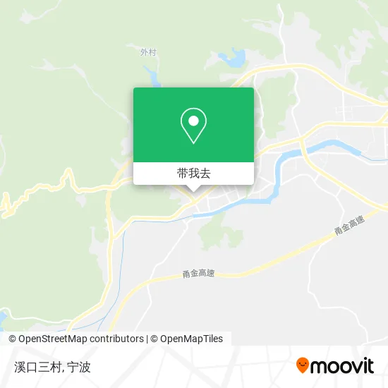 溪口三村地图