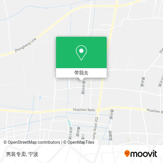 男装专卖地图