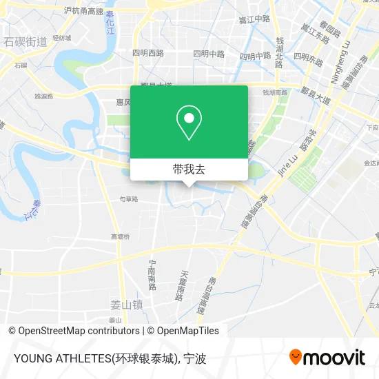 YOUNG ATHLETES(环球银泰城)地图