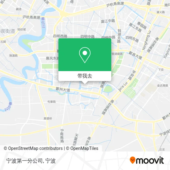 宁波第一分公司地图
